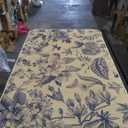 Artoid Mode Blue Floral Flowers Spring Doormat,Home Decor Door Mat Low-Profile Switch Rug Floor Mat for Indoor Outdoor 17x29 Inch