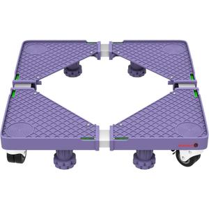 Multi Purpose Dolly With 4 feet, Locking Swivel Wheels, Levels and Adjustable Base for Moving Washer, Dryer, Appliances- 1100 Lbs Capacity By Stalwart