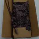 Hananona 8 Pcs Artificial Cimicifuga Leaf Spray, 23 in Faux Burgundy Fall Greenery Branch with Long Stems for Vase, Farmhouse Thanksgiving Autumn Centerpiece Halloween Decor (8, Chocolate, 23 in)