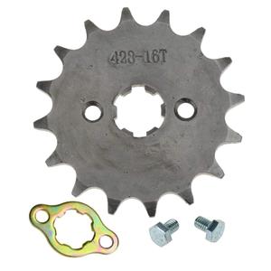 HIAORS 428 16T 17mm Motorcycle Front Engine Sprocket for 50cc 70cc 110cc 125cc 140cc 160cc TaoTao Roketa Coolster Sunl Lifan Chinese ATV Quad Dirt Bike