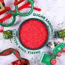 Red Sugar Sprinkles for Cake Decorating, 4.02oz Red Cake Sprinkles Edible for Cupcake Toppers Baking Cookies Ice Cream Chocolate Birthday Party Decorations (EXP 12/19/26)