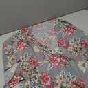Women's Floral Kimono Cardigan Lightweight Beach Cover Up for Summer Loose Fit Casual Top, Size XL