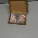 Foyofly 6 Pack Bow Dresser Knobs Cute Drawer Knobs Zinc Alloy Brushed Hardware Handles Pulls Vintage Cupboard Drawer Knob for Kitchen Cabinets Home Bedroom (A-Rose Gold)