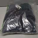 COOFANDY Men's 2 Piece Outfit Casual Short Sleeve Button Down Shirt Beach Summer Loose Pant Sets (Large, Black)