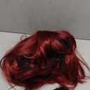 Red Short Straight Hair Women's Wig