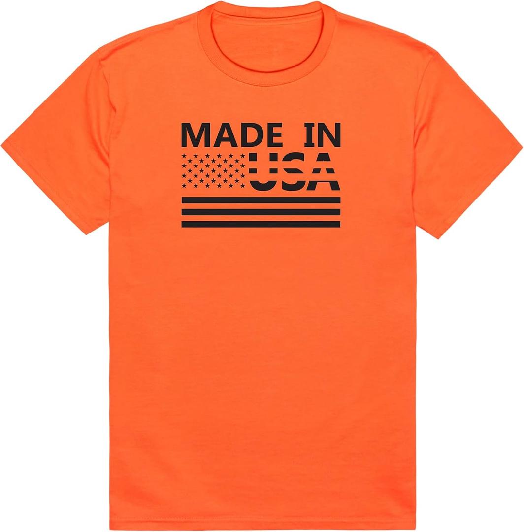 Rapiddominance America Basic Tees (Orange, L)