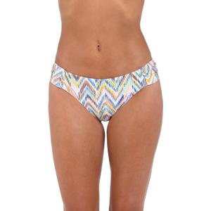 Sunshine 79 Womens Side Shirred Hipster Bikini Swimsuit (14, Multi//Soul Wave)