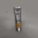 IT Cosmetics CC+ Cream - Natural Full Coverage Foundation With SPF 50+, Color Corrector & Anti-Aging Hydrating Serum, Hyaluronic Acid + Peptides, Lightweight Up To 24H Wear, All Skin Types