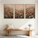 IARTTOP Extra Large Wildflower Framed Wall Art 24x36 Inch Set of 3 Vintage Botanical Art Prints Calming Nature Floral Landscape Wall Decor for Living Room Dining room Bedroom