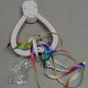 Interactive Cat Toys for Indoor Cats, Automatic Hanging Door Feather Toy Mouse & Ribbon Wand Teaser,USB-Rechargeable Self Play Chase Exercise Feather Toys for Bored Indoor Adult & Kitten Cats (White)