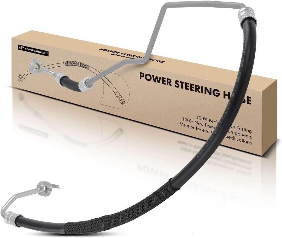 A-Premium Power Steering Pressure Hose Line Assembly Compatible with Mazda CX-7 CX7 2010 2011 2012, 2.5L Petrol, with Washer, Pump To Rack/Gear