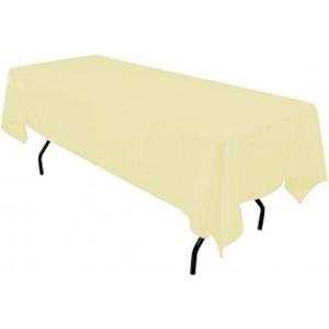 by ADD&Ship Rectangular Polyester Tablecloth 60x102 (Light Yellow)