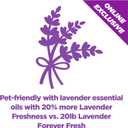 Arm & Hammer Forever Fresh Clumping Cat Litter Lavender, MultiCat Cat Litter Odor Control 18lb With 20% More Lavender Freshness, With Essential Oils