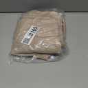 DONREN Cafe Half Curtains 38 Inches Length,Short Blackout Rod Pocket Kitchen Curtains for Small Window, 34" Wide and 38" Long, 2 Panels,Taupe