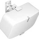 Yibracki Heavy Duty Speaker Wall Mount for Sonos 5 & Play 5 Mount - Tilt & Swivel Adjustable for Sonos 5 & Five Wall Mount and Sonos Play 5 Gen 2 Mounting Bracket, White