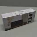 Peakeep Digital Alarm Clock for Bedroom Bedside, Loud Alarm Clock for Heavy Sleepers, Large Big LED Numbers for Seniors, Battery Backup Plug in Electric Clock with USB Charger (Blue)