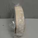 Ivory Velvet Ribbon Double Faced 1.5 inch Continuous 20 Yards Use for Christmas Tree Ornaments, Gift Wrapping, Wreath Decoration, Wedding Boutonnieres, Handmade Crafts Bow Making