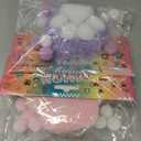 2Pcs Squishy,Cat Paw Squishy Toys, 3.15in Big Cute Kawaii fufu Squishies,Sticky Squeeze Fur Ball,Jelly Kitty Funny Fidget Toys Novelty Things Suitable for Adults Kids