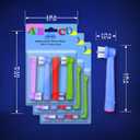 Kids Replacement Heads Compatible with Oral B Toothbrush Head, 12pcs Kids Electric Toothbrush Heads, Toothbrush Replacement Heads Soft Bristles