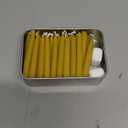 Meditation Beeswax Candles 40Pcs, 20 Minute Mini Candles Set, 2.6 Inch Small Bees Wax Taper Candles - Smokeless, Dripless and Non-Toxic for Home, Women Gifts, Yoga