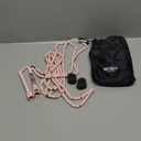 Sportbit Elite Beaded Jump Rope - Adjustable Speed Rope for Fitness, CrossFit, Boxing - Tangle-Free, Lightweight (Pink)