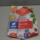 Chicken Soup for the Soul All Natural Premium Small Bites Adult Dry Dog Food, Real Meat First Ingredient, No By-Products, Supports Gut & Immune Health, Beef & Brown Rice, 4.5lb (4.5 Ounce (Pack of 1))