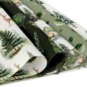 2 x VIVIQUEN 24 Pack Christmas Tree Double-Sided Paper, 12-inches Dark Green Textured Scrapbook Paper Xmas Craft Paper Folded Flat for DIY Background Card Making Scrapbook Photo Album Decor