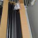 20 Inch Tall Queen Bed Frame, Metal Platform Queen Bed Frame with Storage Space Underneath, Sturdy Steel Slats, Noise-Free, Easy Assembly, No Box Spring Needed, Black