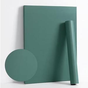 Dimoon 110''x17.7'' Blue Peel and Stick Wallpaper Contact Paper Modern Self Adhesive Wall Paper Removable Renter Friendly Textured Solid Color Shelf Cabinet Vinyl Roll (110''x17.7'',Sapphire Blue) Pack of 3