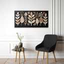 Tsomzxng Boho Black Wall Art Prints Modern Wall Art Bohemian Feather Canvas Wall Art Decor Prints Painting Picture For Bedroom Apartment Nursery Backdrop Home Wall Decor 20" X 40"