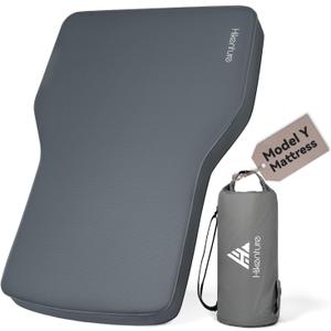 Hikenture Self Inflating Sleeping Pad for Tesla Model Y, Ultra Thick Car Camping Mattress Bed for Model Y, Insulated Double Sleeping Pad with Foam, R-Value 13 Camping Pad for All Season