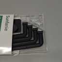 Hat Rack for Hat Storage (4-Pack), Multi-Purpose Hat Organizer, Strong Adhesive Hat Hooks for Wall Organizer for Baseball Caps, Two Mounting Options Hook, Black