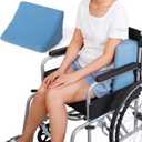 Lateral Support for Wheelchair Side Guards, Wheelchair Back Support Wedge Cushion for People Unable to sit Upright in wheelchairs (Blue)