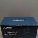 Leaf Blower, Electric Cordless Leaf Blower with 2 Batteries and Charger, 2 Speed Mode, Lightweight Leaf Blowers for Blowing Leaves, Lawn Care, Patio Cleaning and Dust