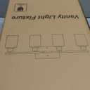 4-Light Bathroom Light Fixtures, Aged Brass Vanity Light with Milky White Shades, Bathroom Lighting Fixtures Over Mirror, Modern Bathroom Wall Lamp for Mirror Living Room Cabinet Bedroom