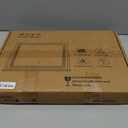 FENNIO Vanity Mirror with Lights, 12" x 16" Lighted Makeup Mirror with Smart Touch Control, 3 Color Modes & Brightness Adjustable, LED Makeup Mirror with 10X Magnification, Square Gold