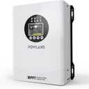 POWLAND 120A MPPT Solar Charge Controlle 12V/24V/36V/48V/60V/72V/84V/96V Auto,Max Input 230V Solar Charger, LCD Display Intelligent Regulator for AGM, Gel, Lithium ect