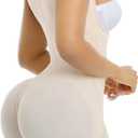 YIANNA Fajas Colombianas Shapewear Tummy Control Body Shaper Postpartum Butt Lifting Compression Garment with Bones (XL)