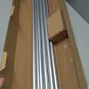 1 Inch Silver Double Curtain Rods for Windows 66 to 120 Inches(5.5-10ft), USFOOK Adjustable Heavy Duty Drapery Rods, Telescoping Dual Curtain Rod with Translucent Finials, Wall Mounted