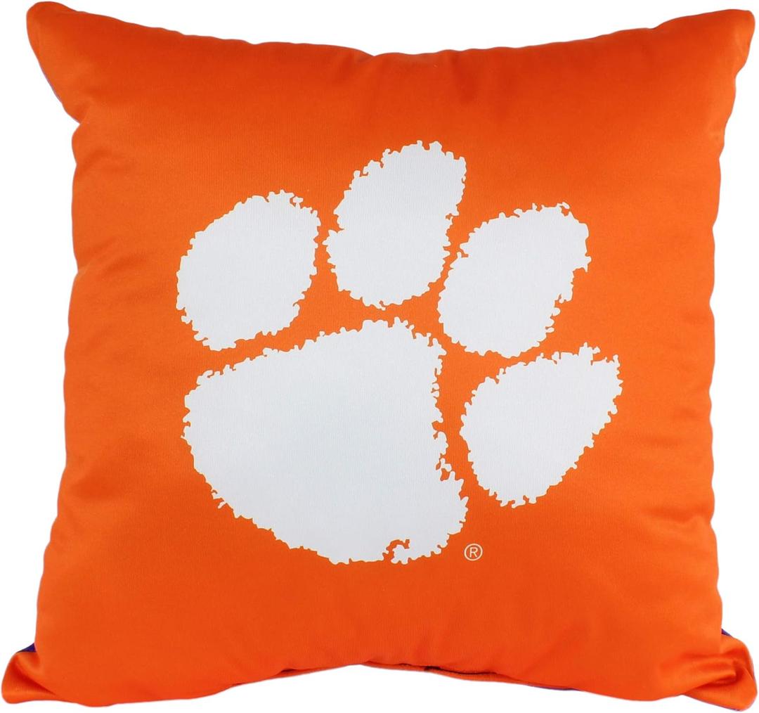 College Covers ETC DP18 Pillow, 1 Count (Pack of 1), Clemson Tigers