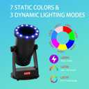 Professional Electric Confetti Machine with LED Lights, 1500W DMX Control Digital Confetti Cannon for Birthday, Weddings, DJ Party, Stage Shows, Concert Event Show, Powerful Output