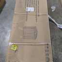 Ritsu Outdoor Storage Shed, Outdoor Garden Shed for Bike, Trash Can, Machine, Galvanized Steel, Outdoor Shed with Lockable Door for Backyard, Patio, Lawn (6.5x4.2ft, Black)