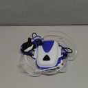 Alomejor Ultra Portable LED Reflective Running Vest with Headlight and 360 degree LEDs for Night Running Cycling (Dark Blue)