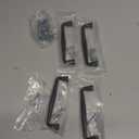 Ravinte 5 Pack 3-3/4 Inch Matte Black Kitchen Cabinet Handles Solid Zinc Alloy Cabinet Pulls Cupboard Hardware Drawer Handles