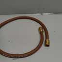 Short Leader Garden Hose 5/8" x 4ft, No Kink Lightweight Water Hose, Hybrid Rubber, Heavy Duty, 650 Burst PSI, Female to Female Fittings
