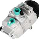 ECCPP A/C Compressor with Clutch 2015-2018 Fit for Ford Edge 2.0L 2013-2017 Fit for Ford Fusion 2.0L AC Compressor