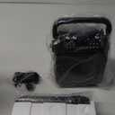 Karaoke Machine, Portable Bluetooth Speaker with 2 Wireless Microphones for Adults & Kids with Lights, Karaoke Microphone with PA System Supports USB/TF/FM/AUX for Home Party Home System Packages (Black)