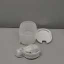 uahpet Cat Water Fountain, Wireless & Battery Operated 2L/67oz Pumpless Automatic Pet Fountain with Motion Sensor, Food-Grade ABS Tray, Easy to Clean Water Dispenser for Cats