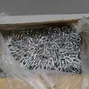 VEVOR Transport Binder Chain, 4900lbs Working Load Limit, 5/16''x20' G80 Tow Chain Tie Down with Grab Hooks, DOT Certified, Galvanized Coating Manganese Steel for Dock Factory Construction Site, 2Pack