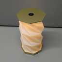 Portable Desk Lamp - Ultra Thin 0.7" Lightweight 0.28lb, Foldable Paper Lamp with Zinc Alloy Base, Rechargeable Mini Lamp for Home Decor, Travel, Dorm & Small Spaces, Gift for Travelers, Birthday